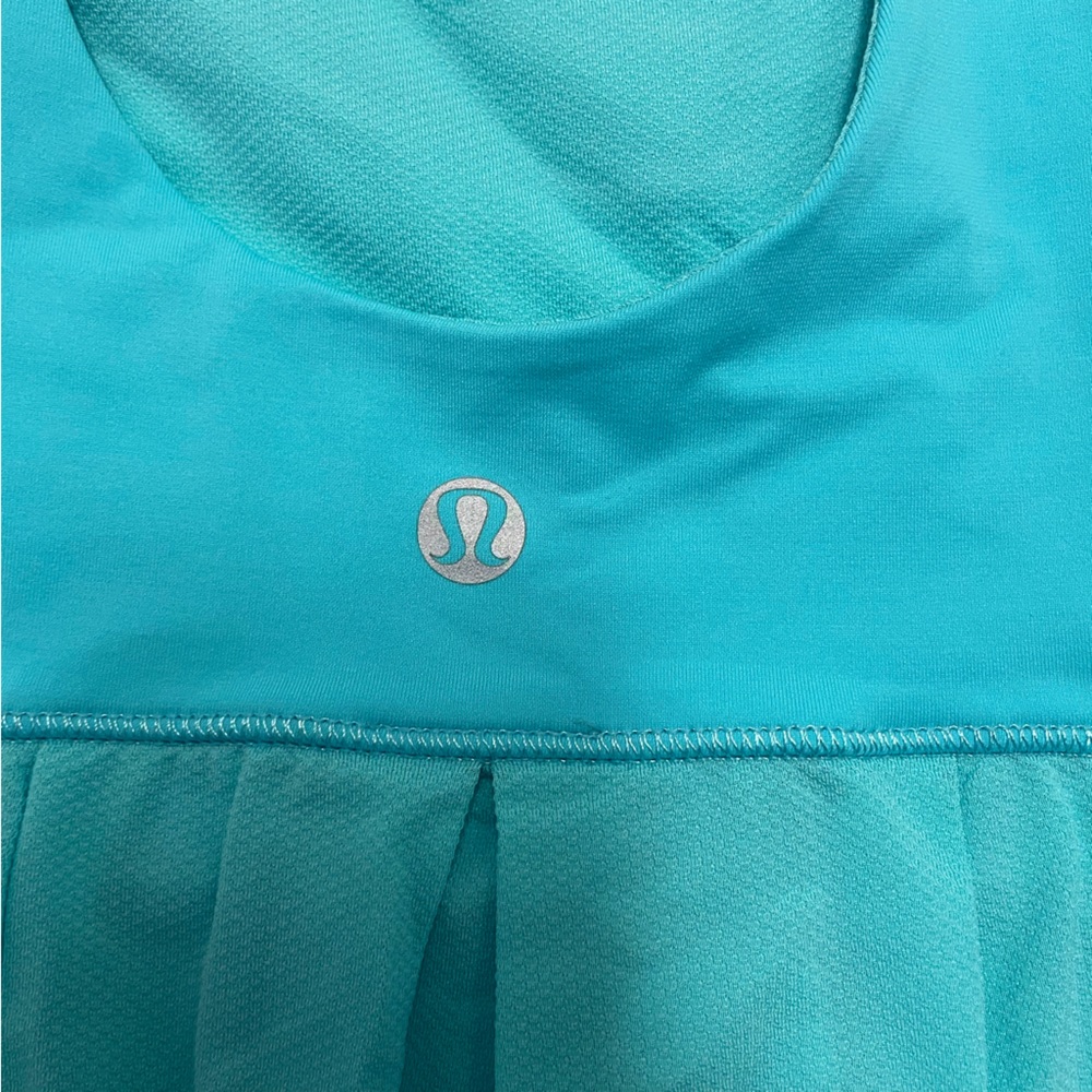 Lululemon | Elevate Tank | Angel Blue / Tonka Stripe Angel Blue White | Size 6 - Picture 11 of 13